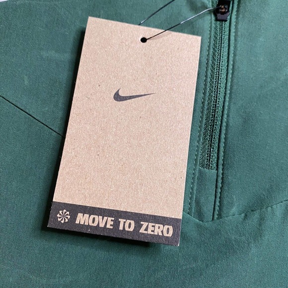 Nike Football Coach 1/4 Zip Pullover SS Wind Shirt Mens M Green DJ5113-341 New - Picture 4 of 14
